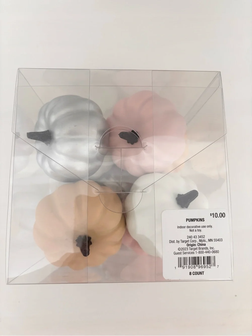 TARGET Pink-O-Ween Mini Pumpkins (8) NWT